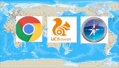 uc browser outranks google chrome in india and indonesia