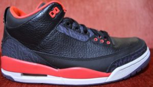 Nike Air Jordan retro 3 Crimson - side view