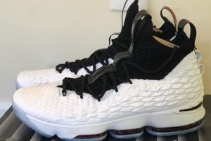 Nike Lebron 15 XV Graffiti basketball shoe - side view