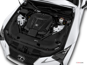 2018 Lexus LC engine top view