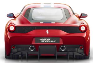 Ferrari 458 Speciale - sports car back view