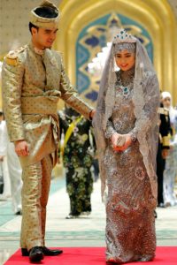 princess haja's royal traditional wedding gown