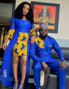 ankara mixed fashion style for couples