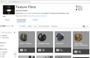 internet archive - free hd movie download site