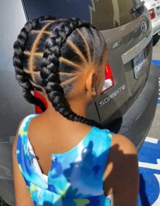 african queens simple braids hairstyle for any occasion - theblessedqueens