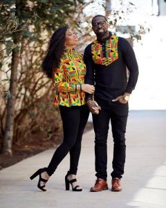 alternating match ankara senator style for couples - blog stylishgwinafrica