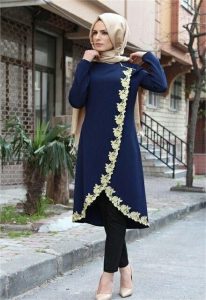 an indian inspired shalwar kameez with plain ankara - brandedgirls