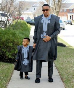 ankara agbada fashion idea for dad and son - couturecrib