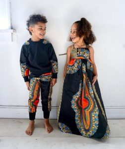 ankara sweater and gown idea for twin boys and girls - etsy