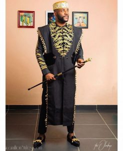 another glamorous ankara agbada style from ebuka - a millionstyles