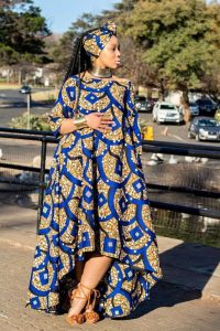 Ankara maternity outlet gown