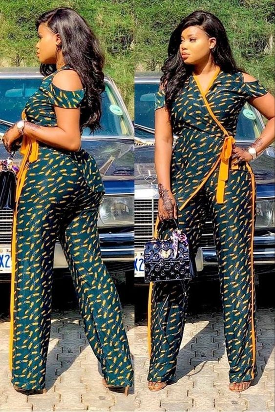 ankara palazzo jumpsuit