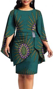 Classy ladies Ankara skirt and blouse style - amazon ca