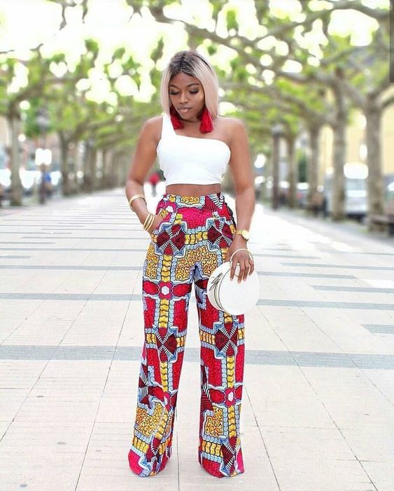 palazzo trousers with crop top