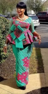 elegant moms ankara skirt and blouse style for wedding and church service - fashionbeau info