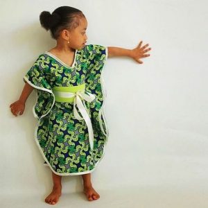 fitting ankara butterfly style for baby girls - thefashionparlour