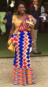 gorgeous kente kaba and slit gown style - africavarsities