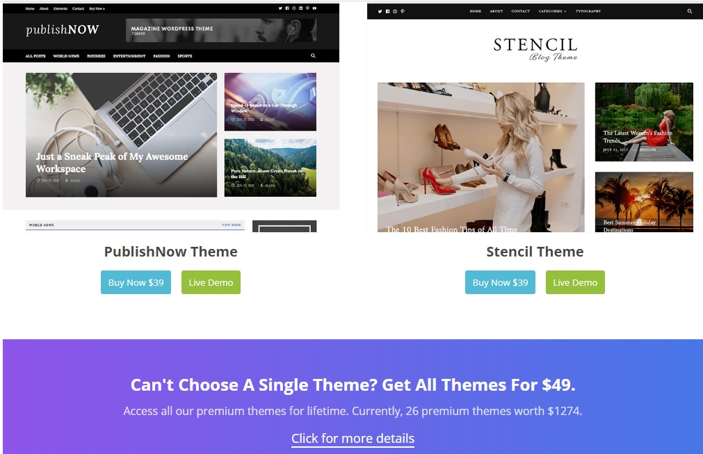 happy themes latest wordpress blog templates