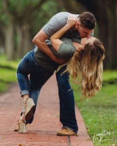 hold her back and then make her fall freely while kissing her then take a super shot - jonathanivyphoto