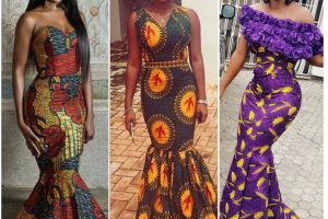 latest ankara long gowns for wedding and party