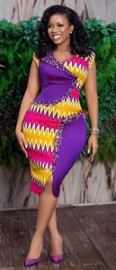 pageantry kente gown for beautiful african ladies - africavarsities