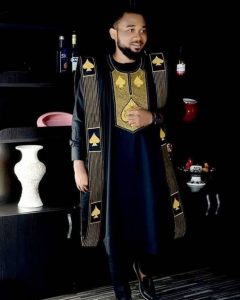 royal prince navy blue ankara agbada - etsy