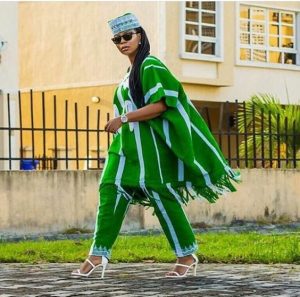 rugged ladies ankara agbada style with glasses - afrocosmopolitan