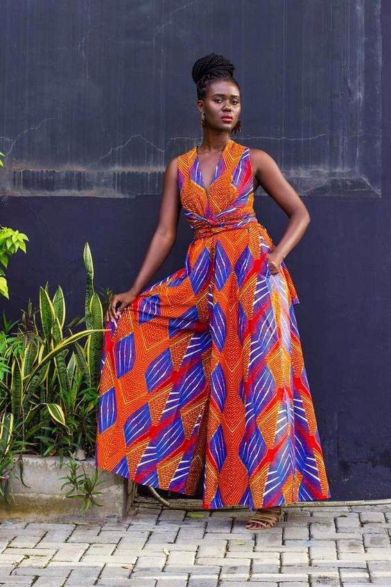 ankara palazzo jumpsuit