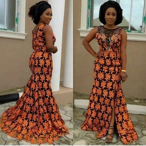 simple but stunning ankara mermaid gown - ankarahub