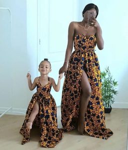 slay gown for mum and her kid girl - rightmakeup16 blogspot