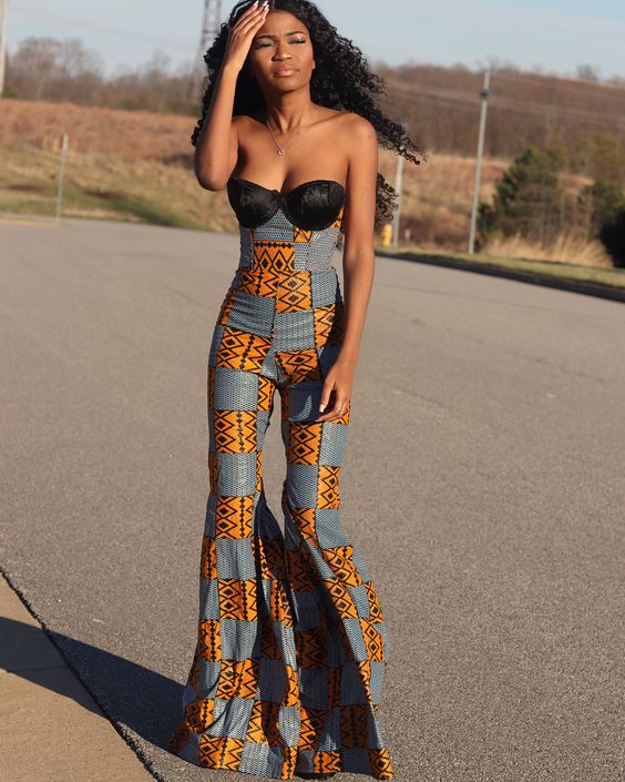 ankara palazzo jumpsuit