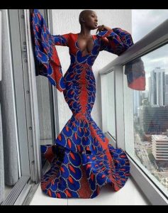 stylish african mermaid gown - pinterest