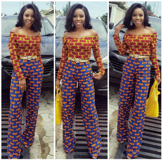 45 Trending Ways to Rock Ankara Palazzo Trousers, Jumpsuits and Shorts
