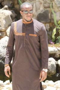 african men in diaspora ankara print kaftan style - awalebiz