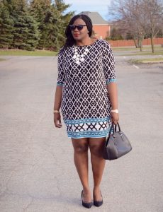 mini ankara kaftan dress for plus size working class ladies - mycurvesandcurls