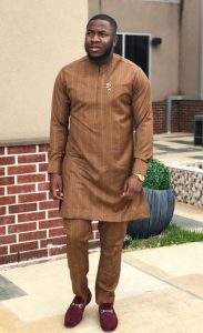 modern traditional ankara kaftan suit for modern men - blog stylishgwinafrica