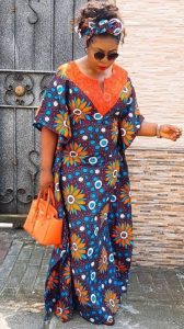 young granny simple ankara kaftan boubou style - darlingnaija