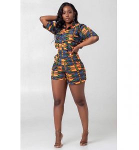 superb ankara jumpsuit style for classy, young, curvy ladies