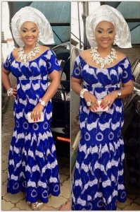 long ankara gown for church and wedding