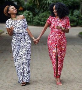 stylish ankara print long gown styles for young ladies