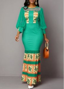 latest ankara long gown for tall, slim, curvy ladies