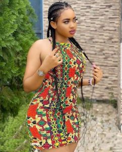 hot short ankara gown for curvy ladies, party fashions