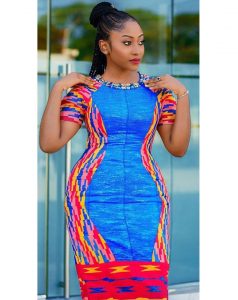 cute and simple ankara short gown style for young ladies