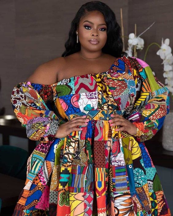 80 Latest Ankara Styles for Plus Size Ladies Gown, Skirt & Blouse
