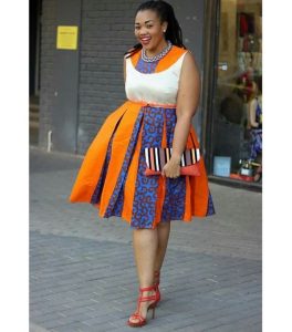 latest ankara cinderella short gown