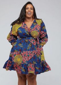 plus size ladies ankara short gown style for any occasion 