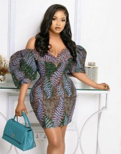 Ankara short flay outlet gown