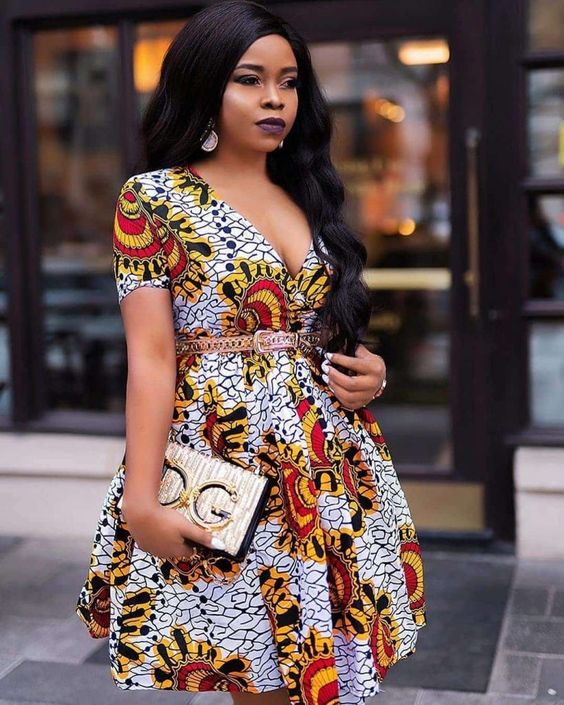 100 Latest Ankara Short Gown Styles, Mini Gowns for Classy Ladies