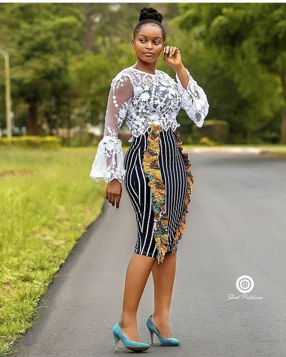 latest ankara short skirt and blouse styles 2019