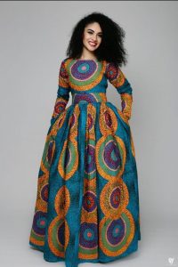 cute ankara long maxi gown for young ladies